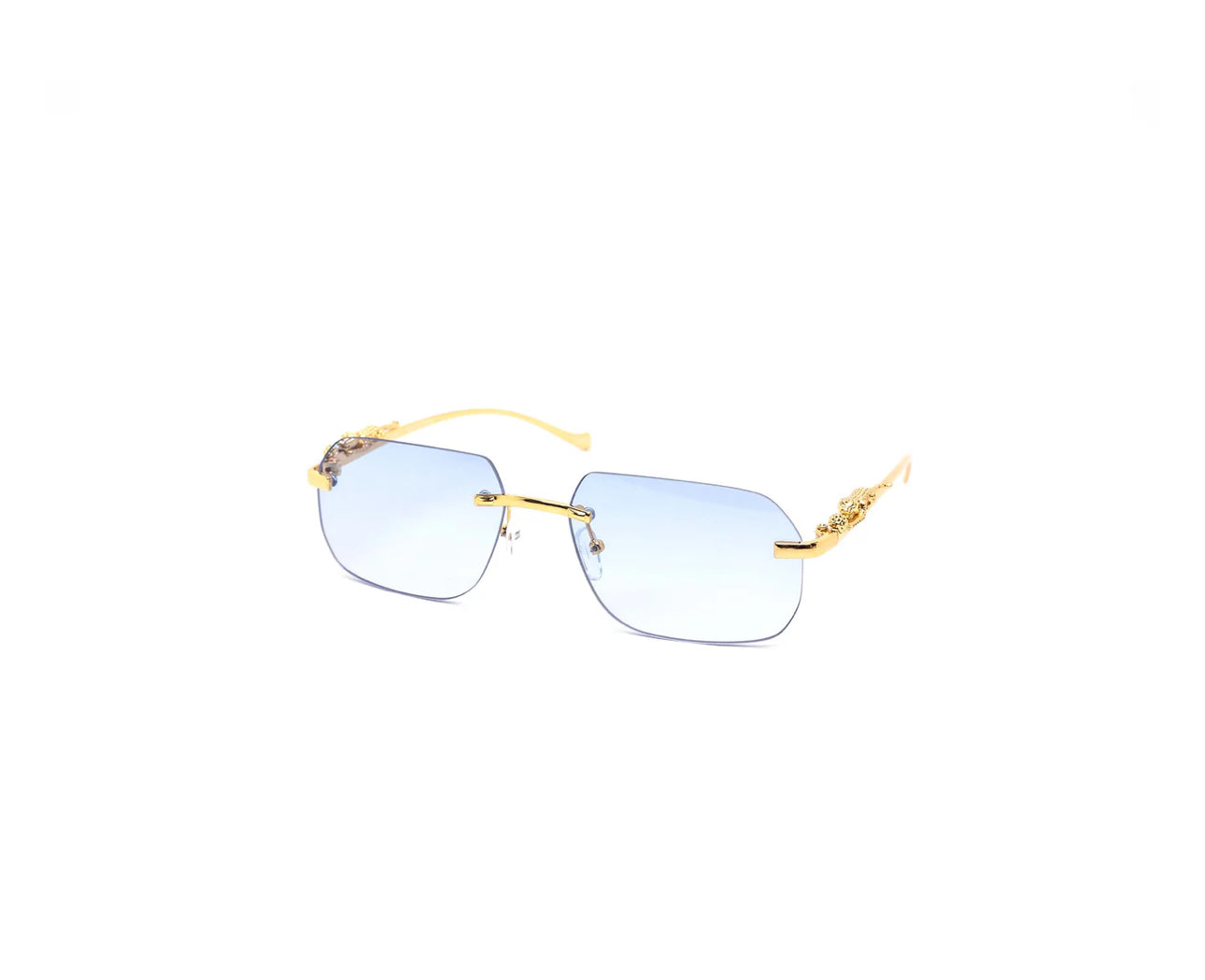 Super Sleek Rimless Gradient Metal Feline