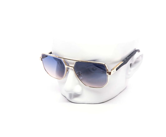 Modern Full Frame Gradient Miter-Cut Aviator