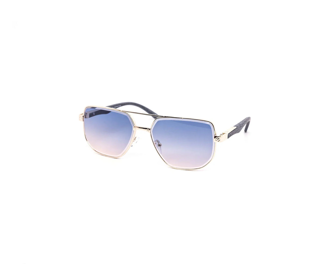 Modern Full Frame Gradient Miter-Cut Aviator